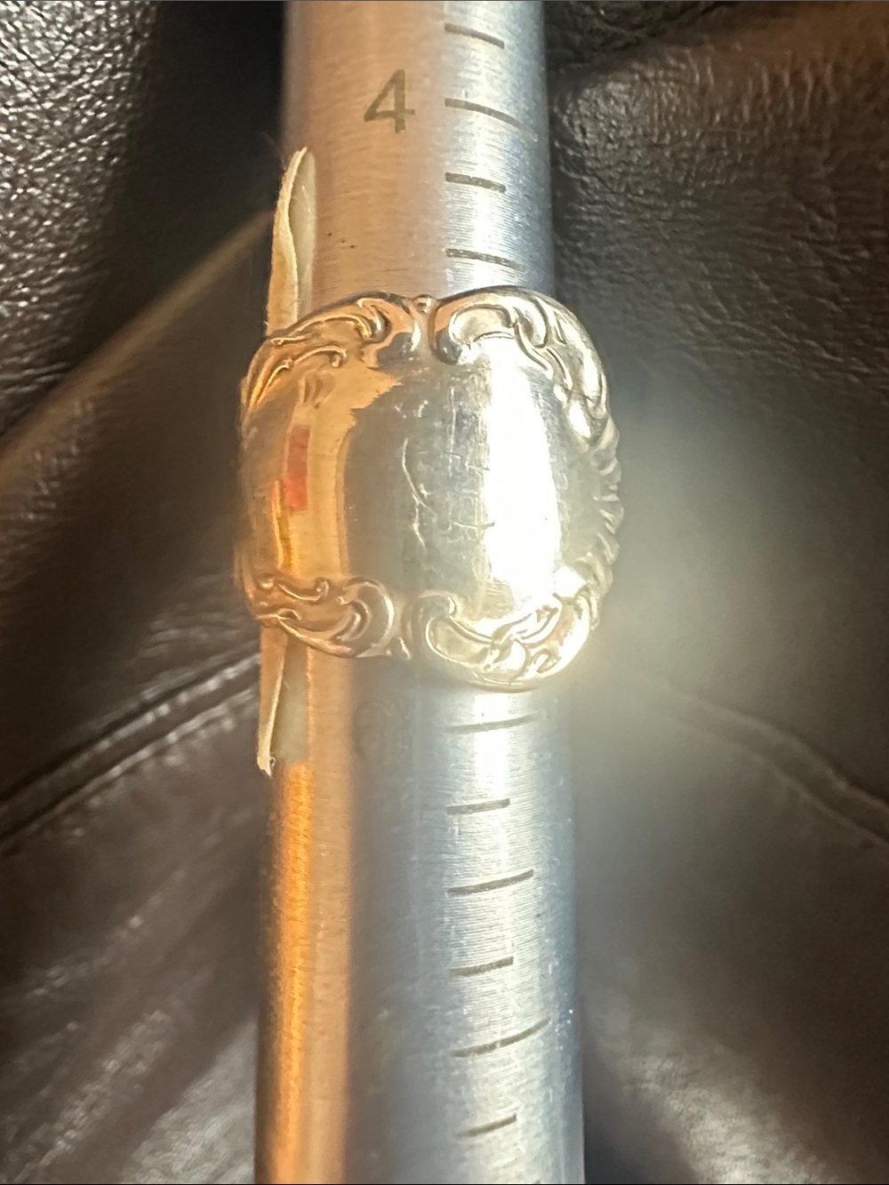 sz 5.5 sterling silver ring made by my parents